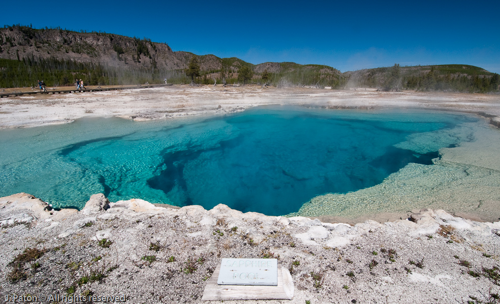 Sapphire Pool   Upper Geyser Basin, Yellowstone National Park, Wyoming