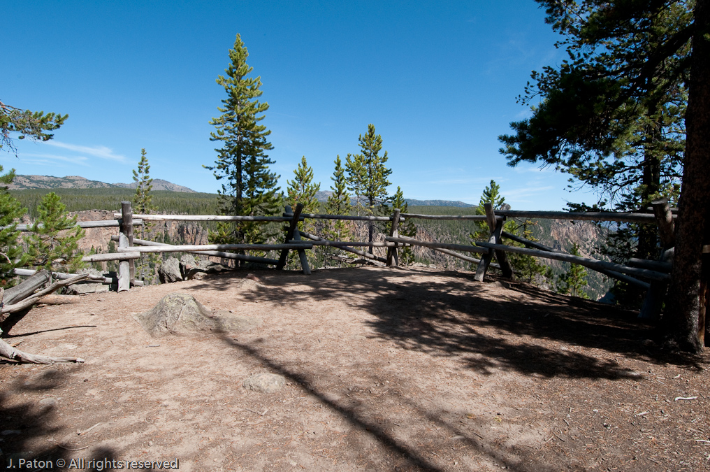Point Sublime Didn't Have a Good View   Canyon Area, Yellowstone National Park, Wyoming