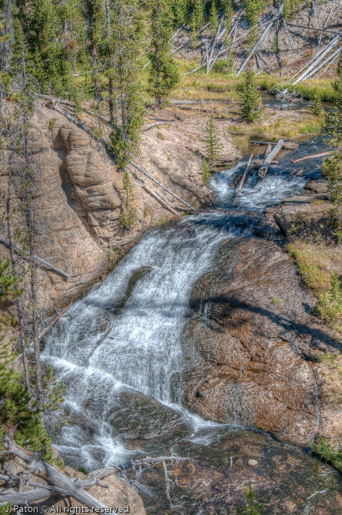 Little Gibbons Fall   Wolf Lake Trail, Yellowstone National Park, Wyoming