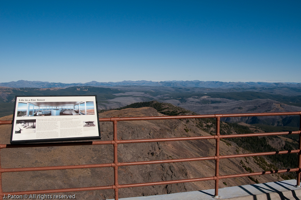 Out on Top of the Tower   Mount Washburn, Yellowstone National Park, Wyoming