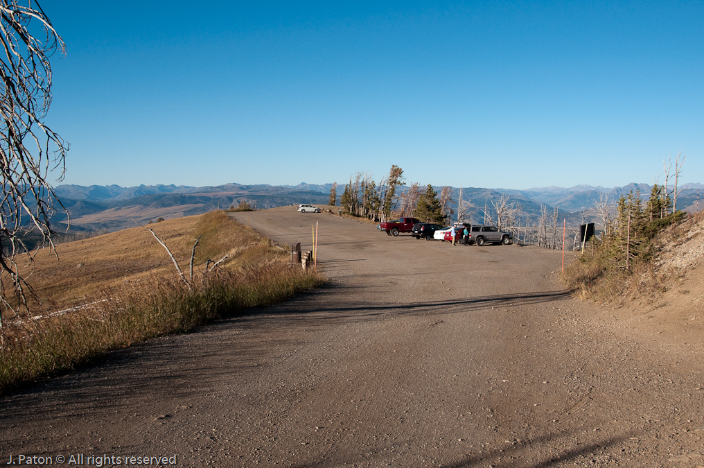 Mt. Washburn Parking Lot   Mount Washburn, Yellowstone National Park, Wyoming
