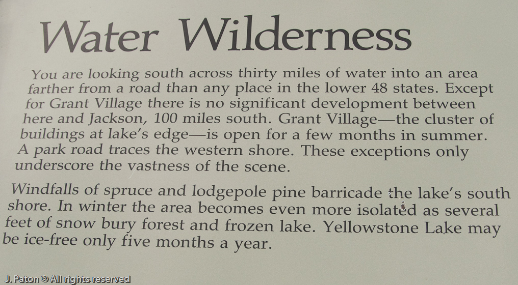    Lake Butte Viewpoint, Yellowstone National Park, Wyoming