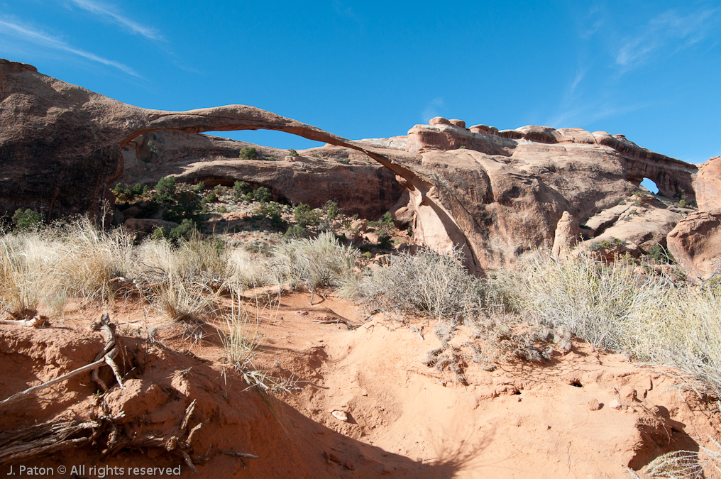 Landscape and Partition Arches   Devils Garden Trail, Arches National Park, Utah