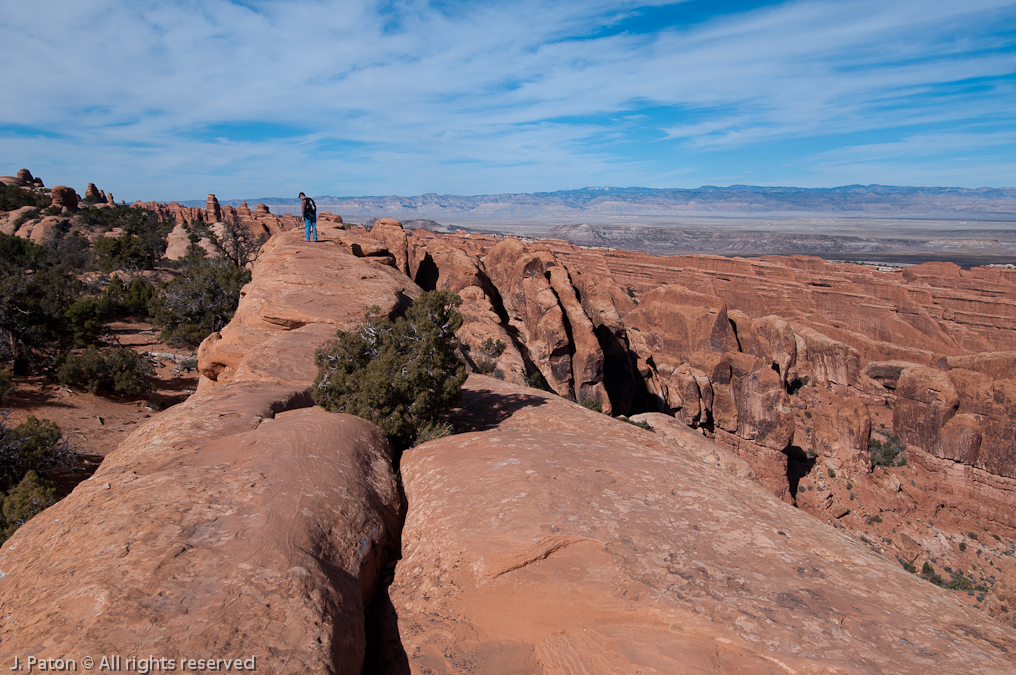 Shorter Drop on the Left   Devils Garden Trail, Arches National Park, Utah