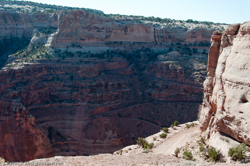 Road Down into the Canyon   Canyonlands National Park, Utah