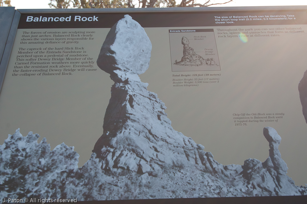 Balanced Rock   Arches National Park, Utah