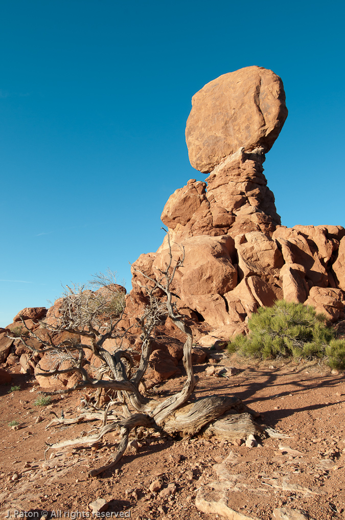 Balanced Rock Side View   Arches National Park, Utah