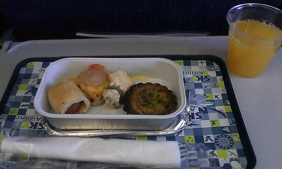 Food on Sky Airlines  