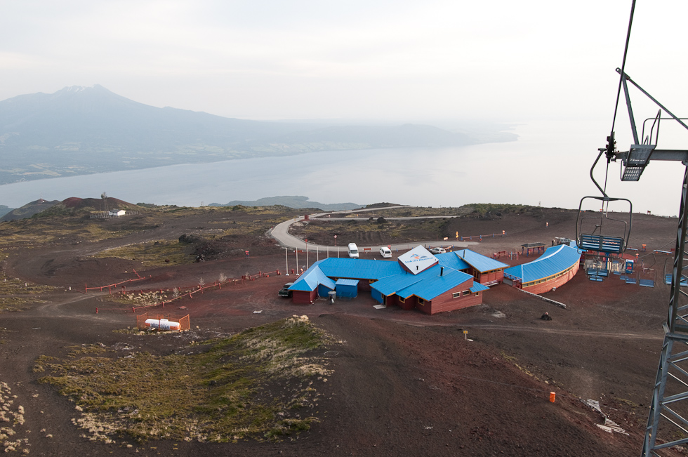 Back Down the Ski Lift   Osorno Volcano, Lake District, Chile