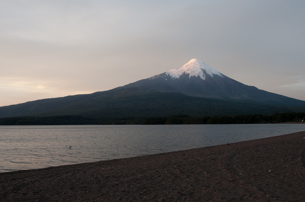 Lake Llanquihue and Osorno Volcano   Osorno Volcano, Lake District, Chile
