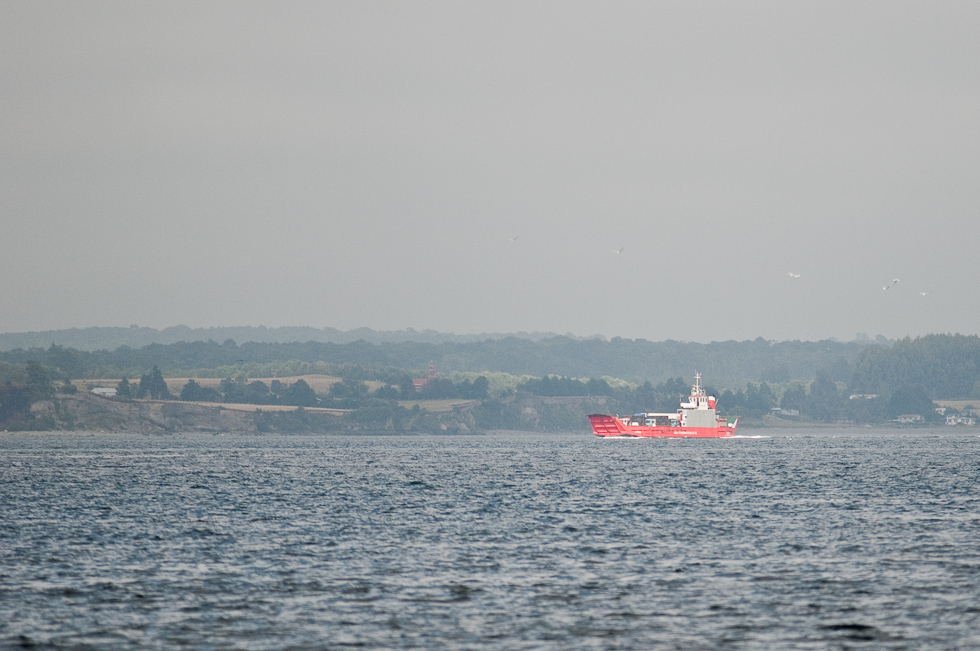 Ferry in the Sunlight   Chacao Strait, Chile
