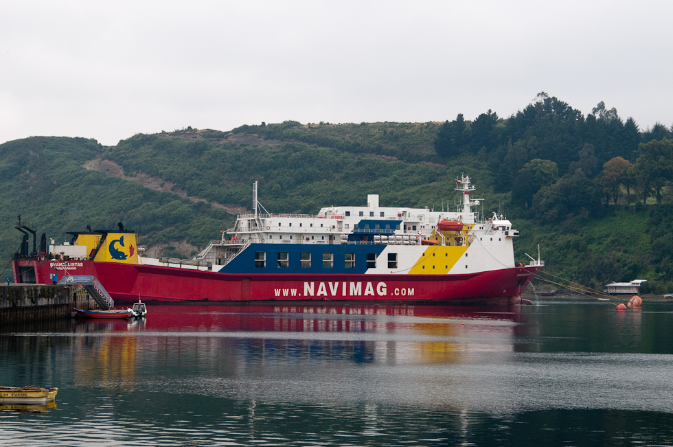 Ferry for the Fjord Part of the Trip   Puerto Montt, Chile