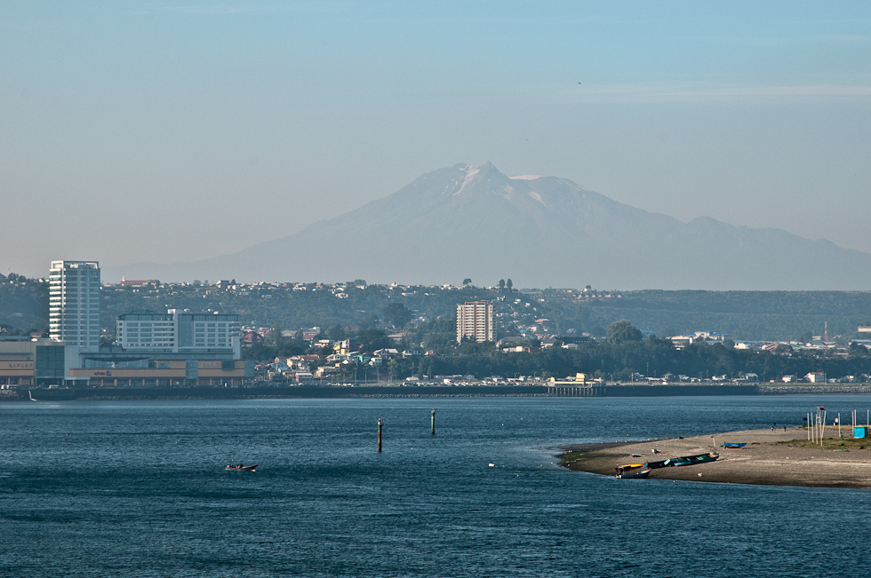 Volcano in the Distance   Puerto Montt, Chile