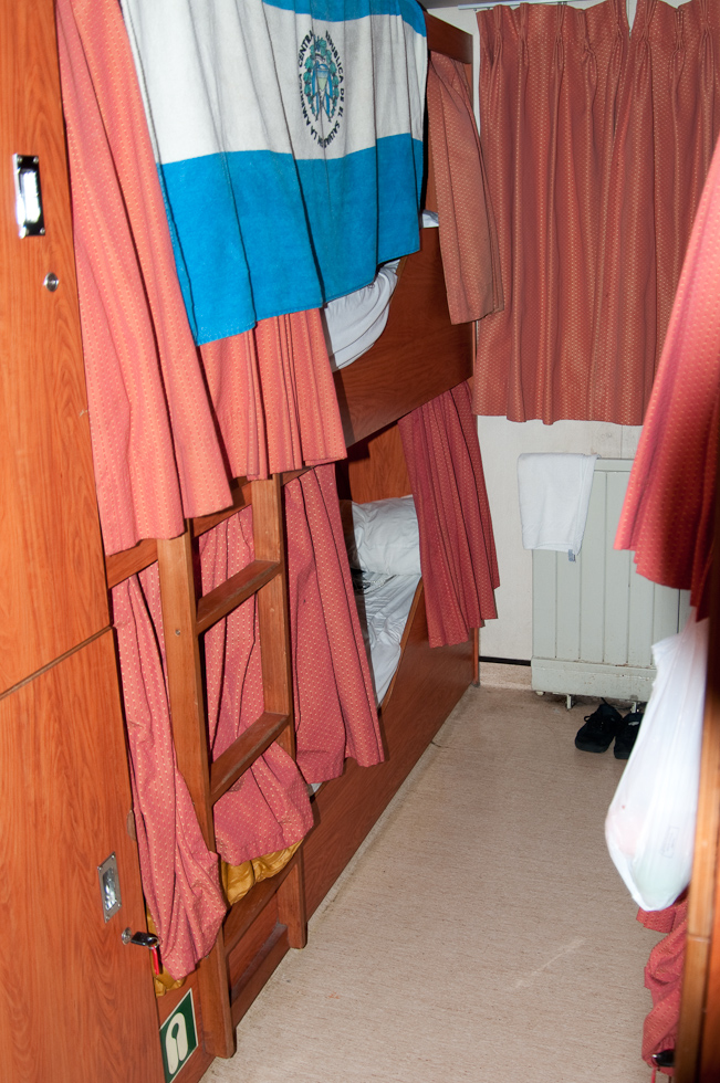 Bunks and Lockers   Chilean Fjords