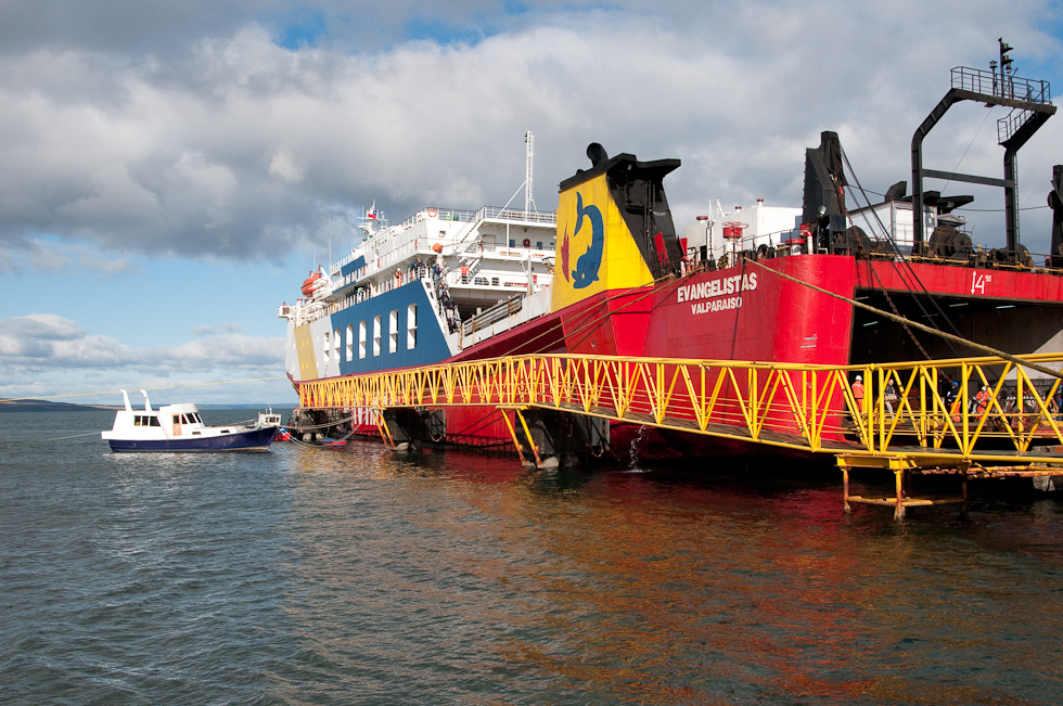 Disembarking   Puerto Natales, Chile