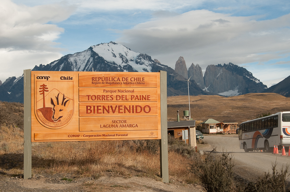 Park Entry Point   Torres del Paine National Park, Chile