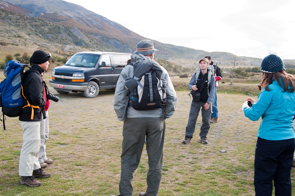 Ready to Start Hiking   Torres del Paine National Park, Chile