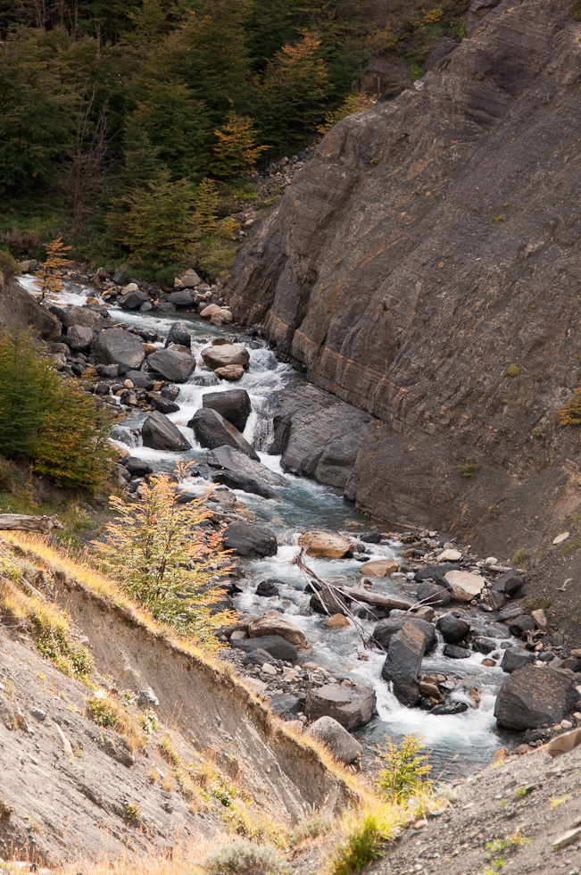First Waterfall   Torres del Paine National Park, Chile