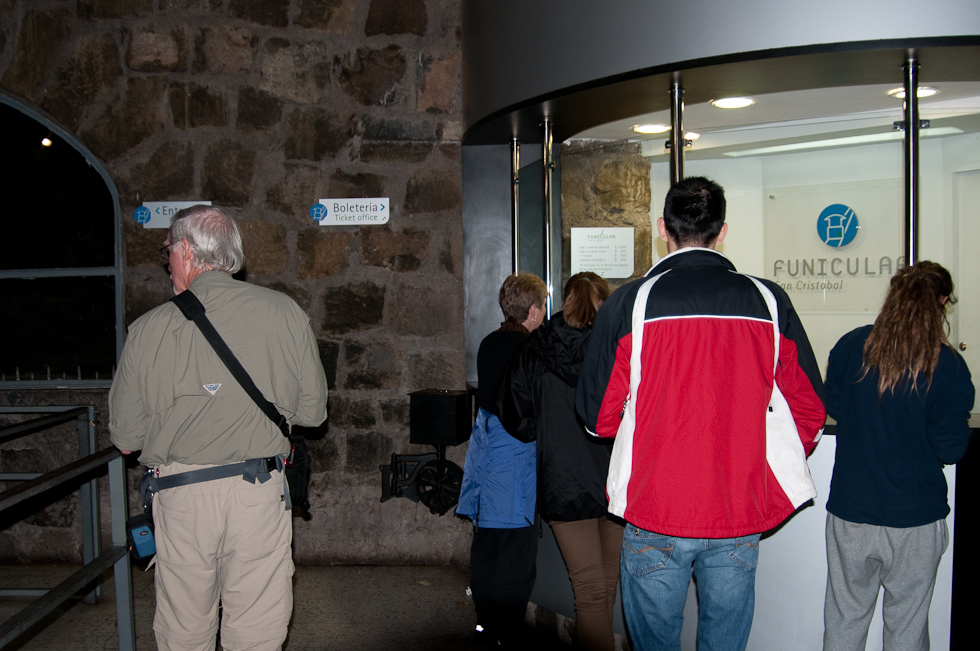 Buying Tickets to go up to the viewpoint  