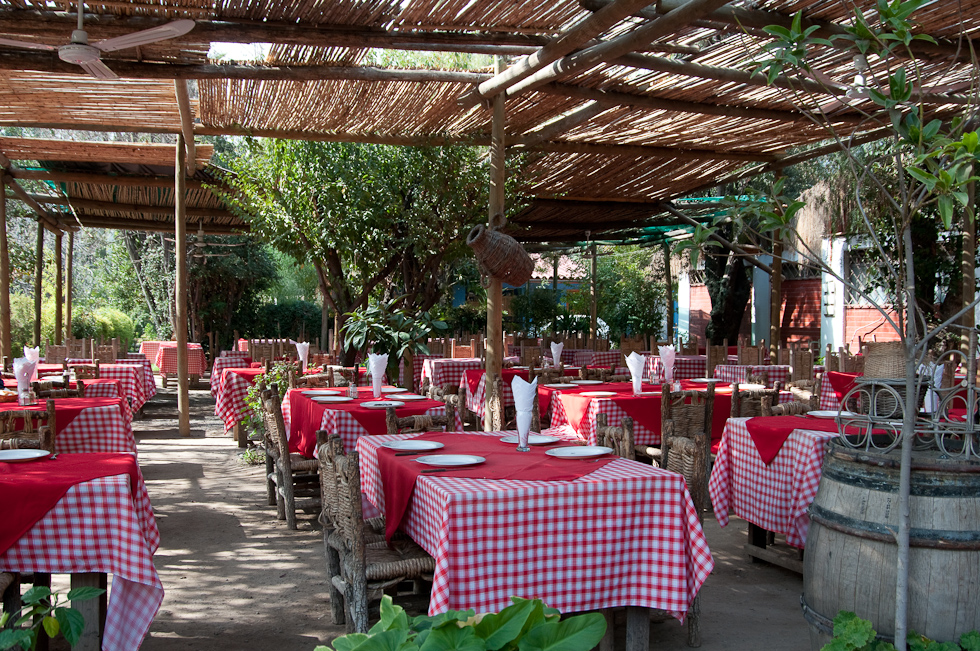 Lunch between winery tours   Pirque, Chile