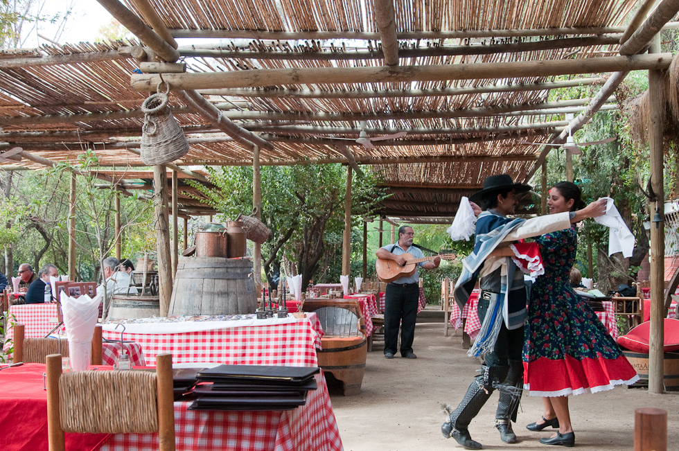 Lunch between winery tours   Pirque, Chile