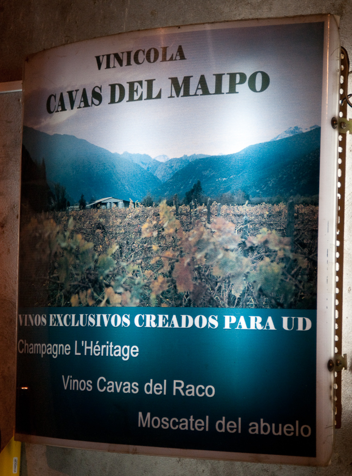    Cavas del Maipo Winery, near Puerto Alto, Chile