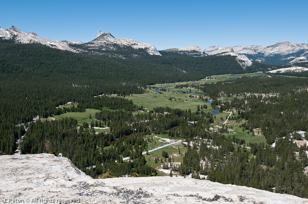 Tuolumne Meadows from Lembert Dome   Lembert Dome, Yosemite National Park, California