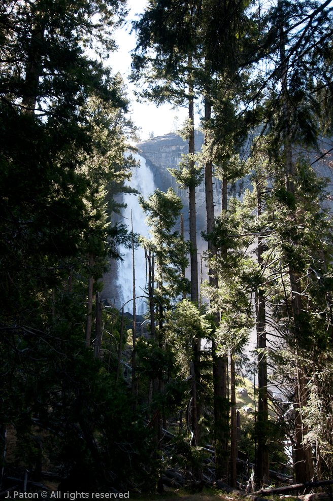 First View of Nevada Falls   Yosemite National Park, California