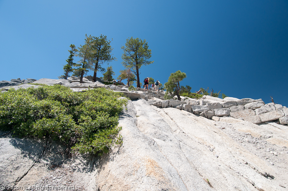 Looking Up the Sub-dome   Yosemite National Park, California