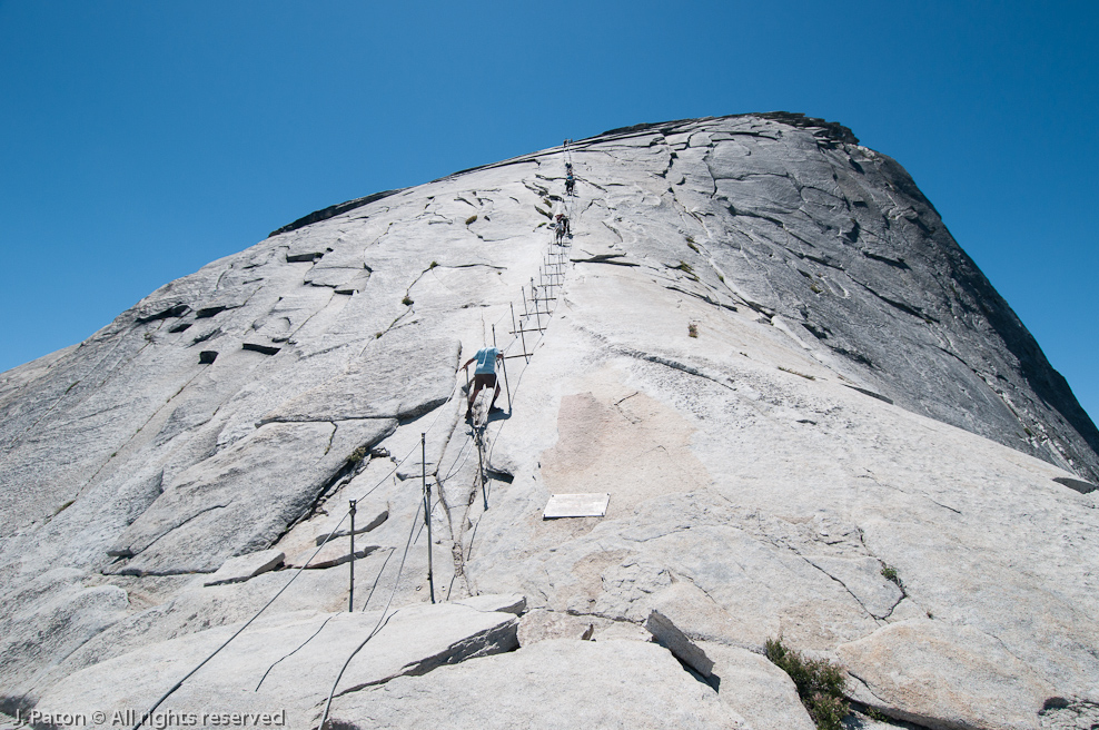 At the Start of the Cables   Half Dome, Yosemite National Park, California