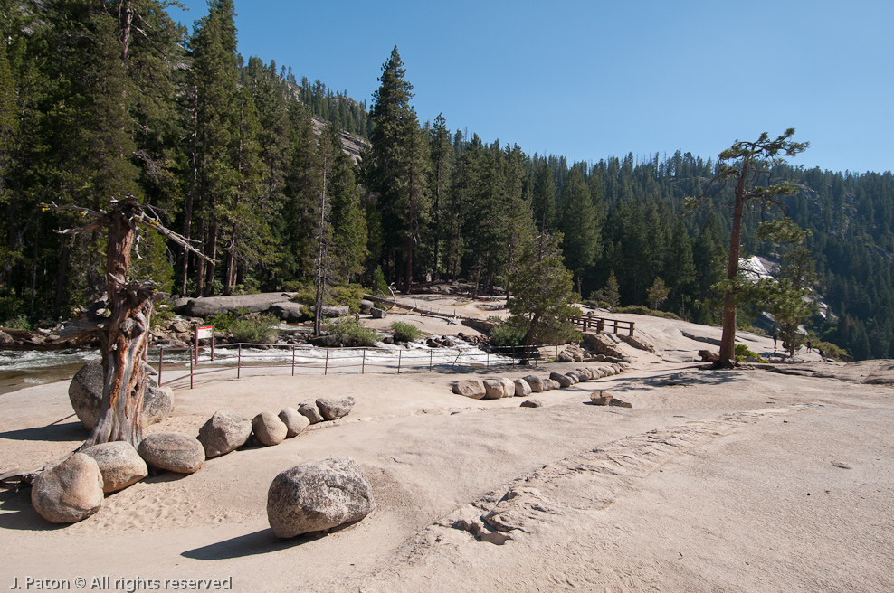 Brink of Nevada Fall   John Muir Trail, Yosemite National Park, California