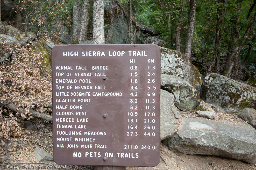 Back to the Trailhead   Mist Trail, Yosemite National Park, California