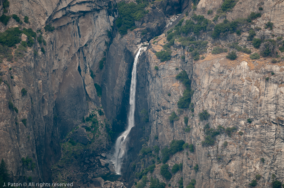 Upper Yosemite Falls from Glacier Point   Yosemite National Park, California