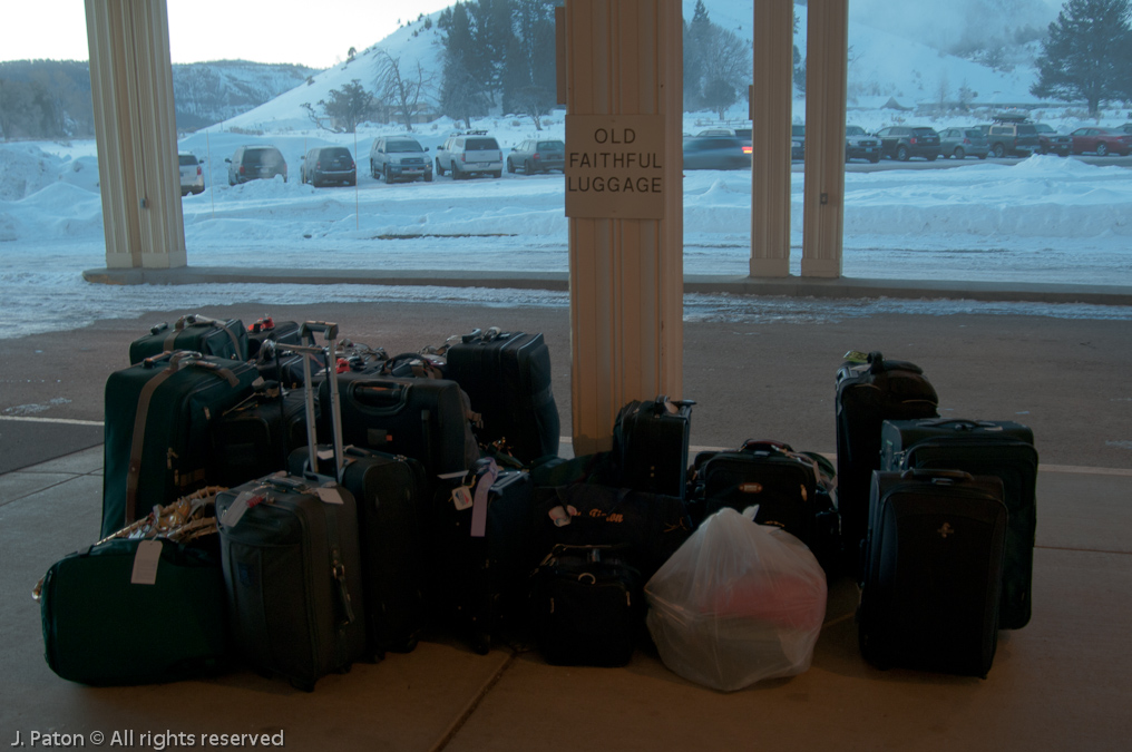 Luggage Pile   Mammoth Hot Springs, Yellowstone National Park, Wyoming