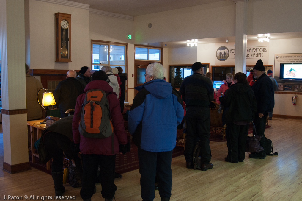 Mammoth Hot Springs Hotel Lobby   Mammoth Hot Springs, Yellowstone National Park, Wyoming