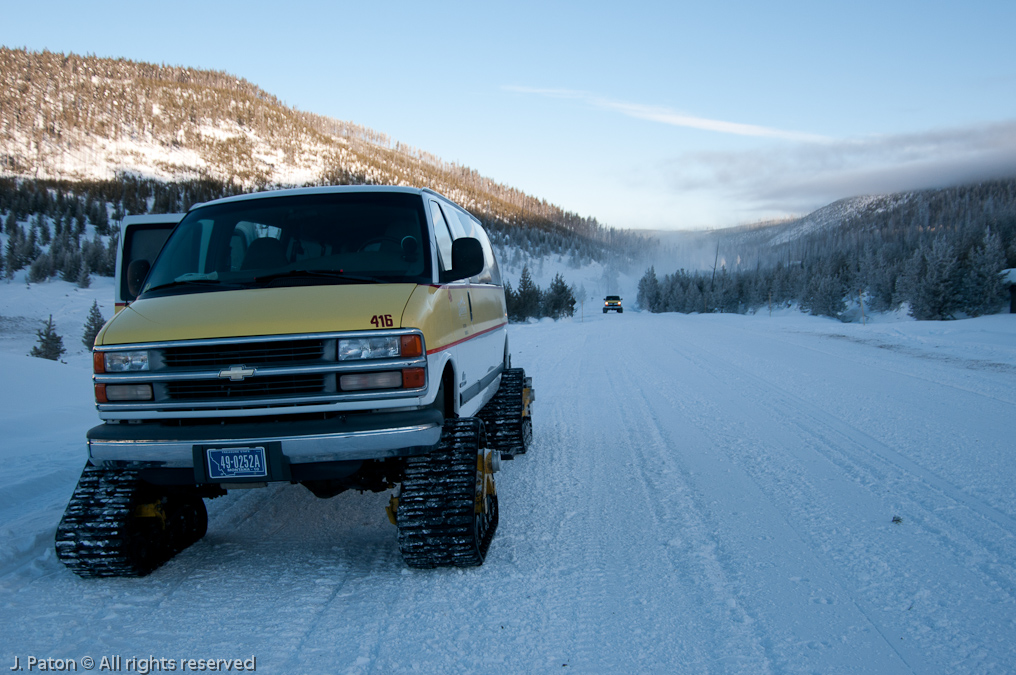 First Stop   Roaring Mountain, Yellowstone National Park, Wyoming