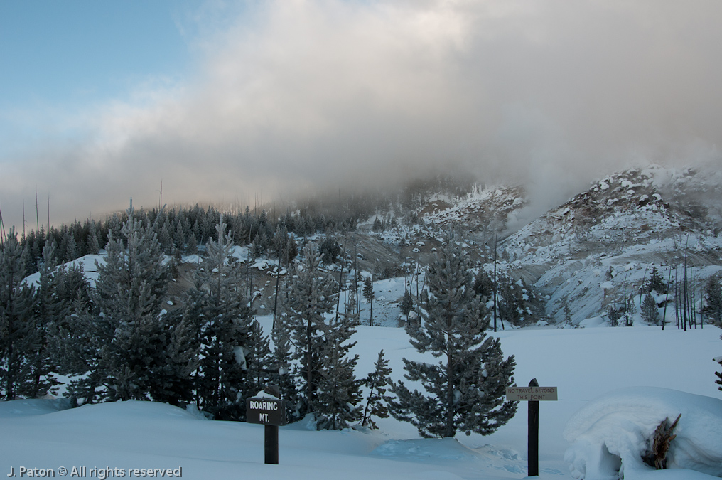 Roaring Mountain   Roaring Mountain, Yellowstone National Park, Wyoming