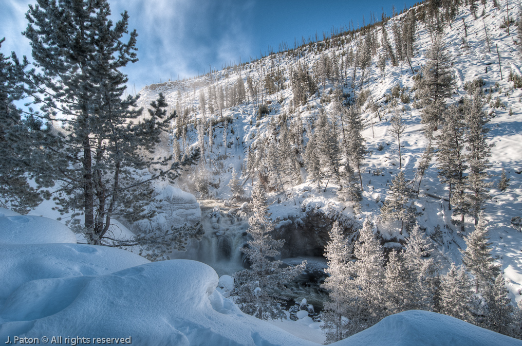 Firehole Falls HDR   Firehole Canyon Road, Yellowstone National Park, Wyoming