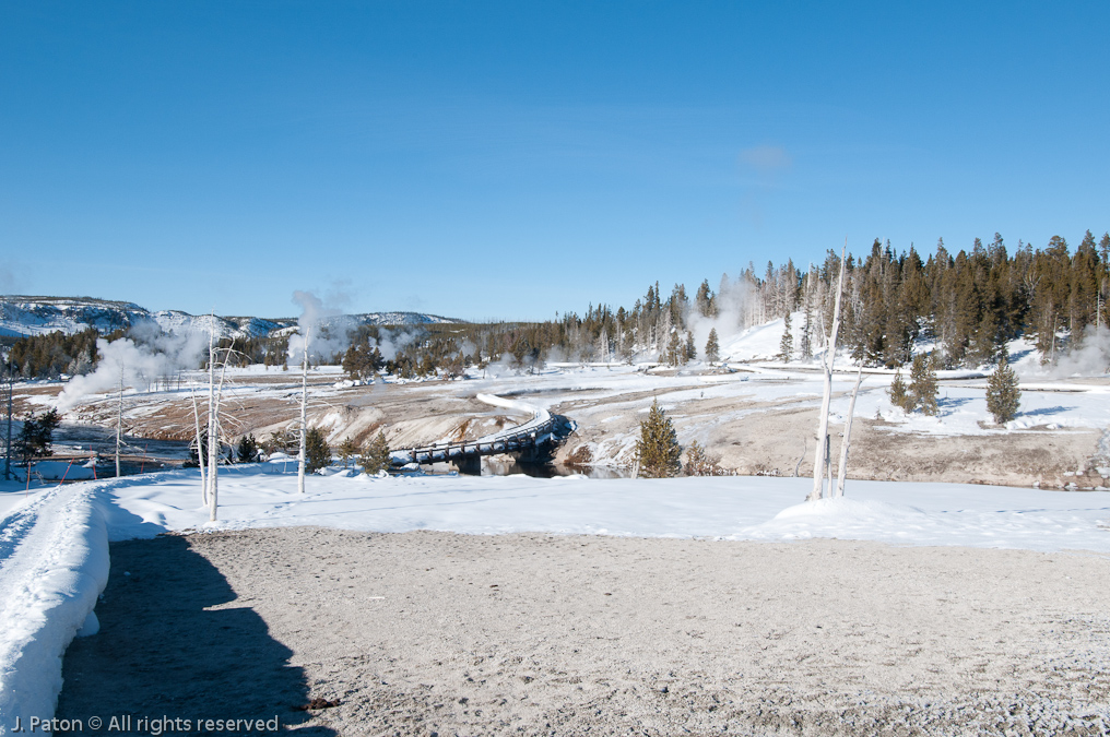 View from Castle Geyser   Old Faithful Area, Yellowstone National Park, Wyoming