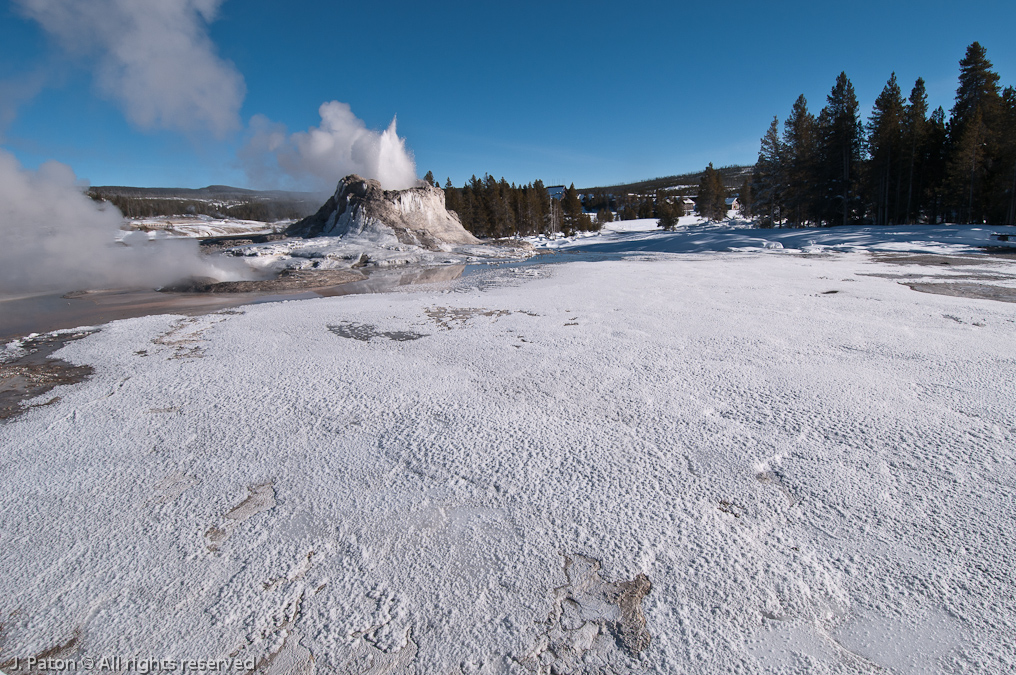 Castle Geyser   Old Faithful Area, Yellowstone National Park, Wyoming
