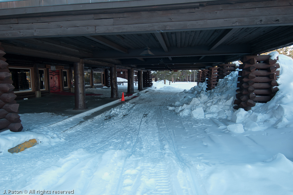 Old Faithful Inn in the Winter   Old Faithful Area, Yellowstone National Park, Wyoming