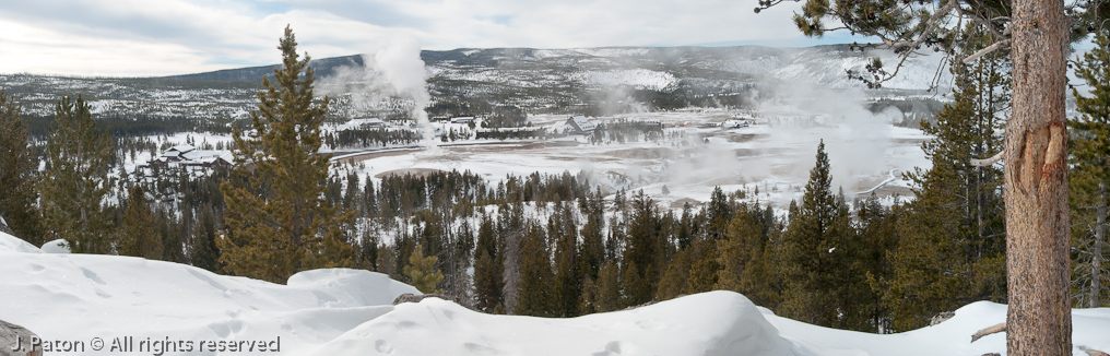 Duplicate View   Old Faithful Area, Yellowstone National Park, Wyoming
