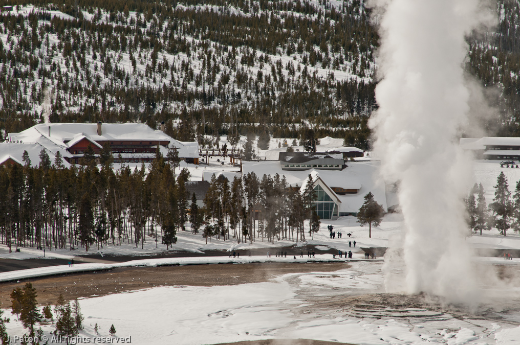 Closer View of Old Faithful   Old Faithful Area, Yellowstone National Park, Wyoming