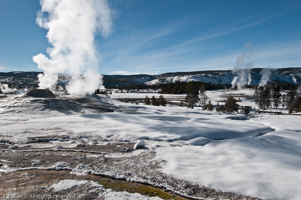    Old Faithful Area, Yellowstone National Park, Wyoming