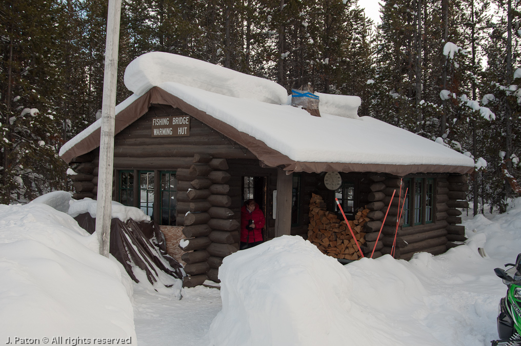Fishing Bridge Warming Hut   Fishing Bridge Area, Yellowstone National Park, Wyoming