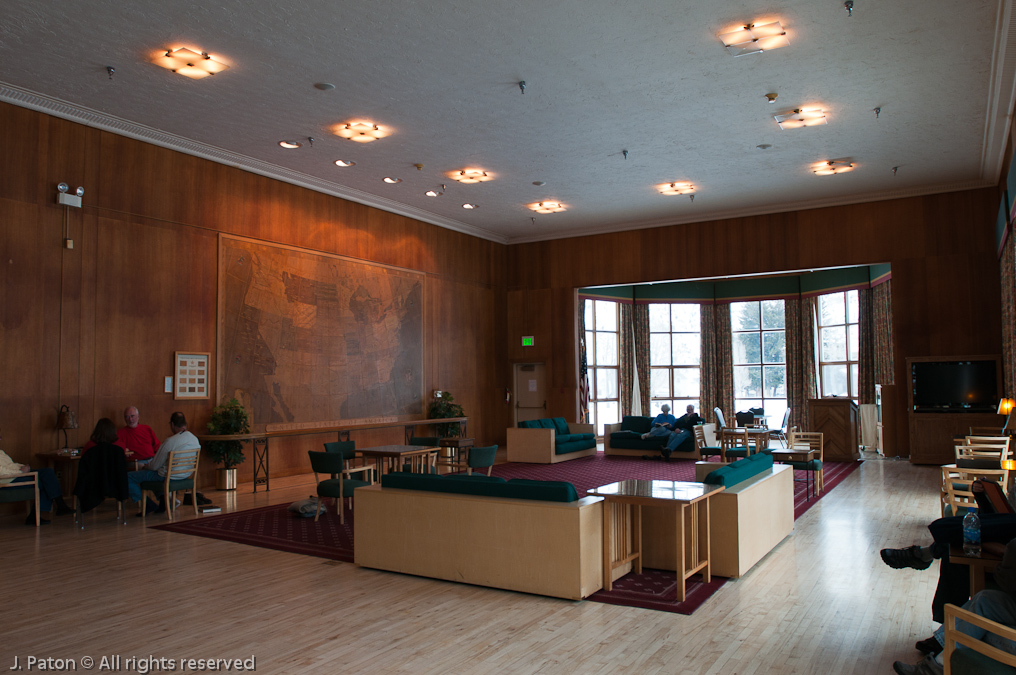 Map Room   Mammoth Hot Springs Hotel, Yellowstone National Park, Wyoming