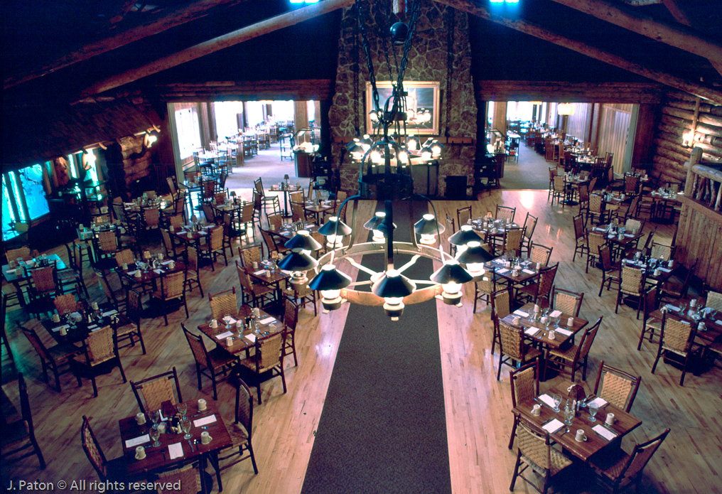 Old Faithful Inn Dining Room   Yellowstone National Park, Wyoming
