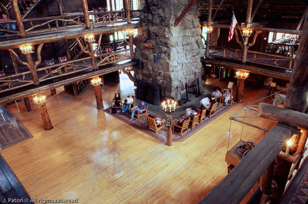 Old Faithful Inn Lobby   Yellowstone National Park, Wyoming