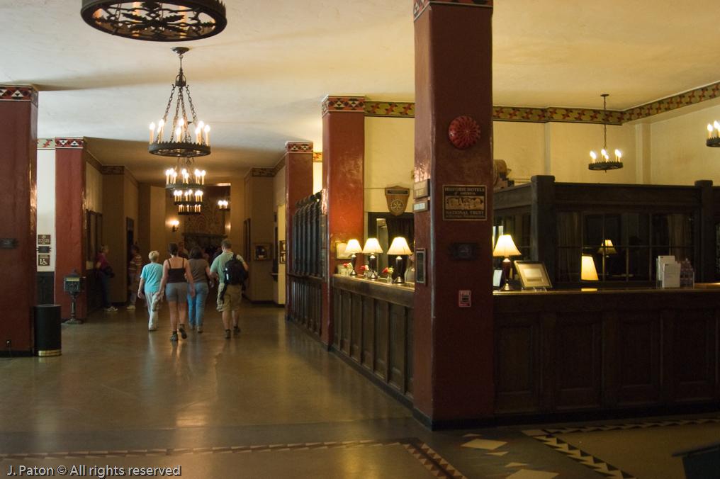 Lobby of the Ahwahnee   Yosemite National Park, California