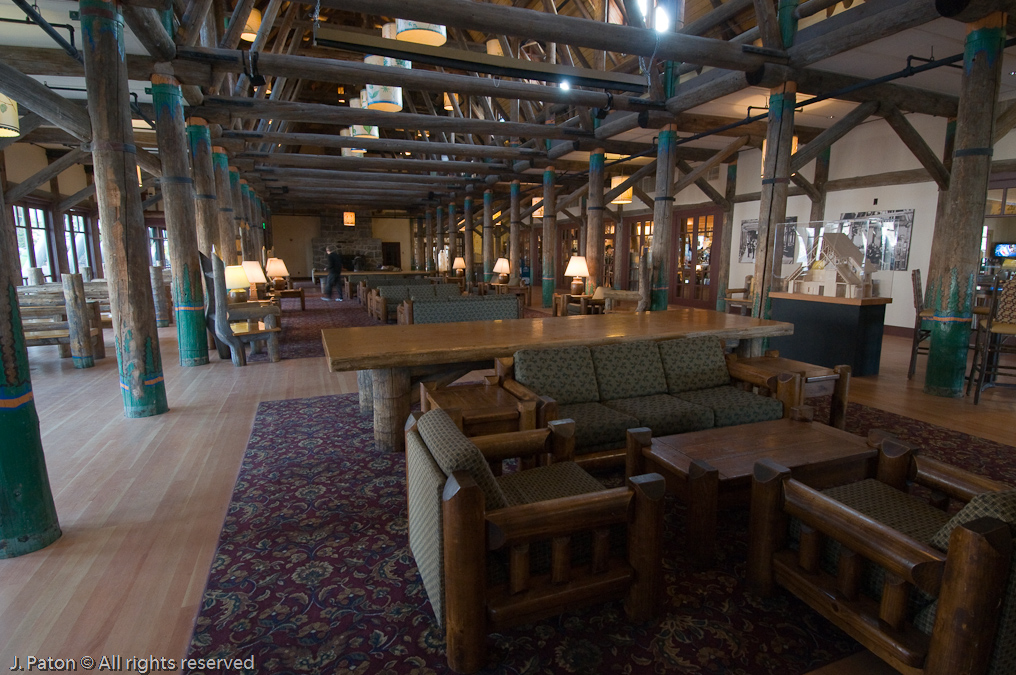 Paradise Inn Lobby   Mount Rainier National Park